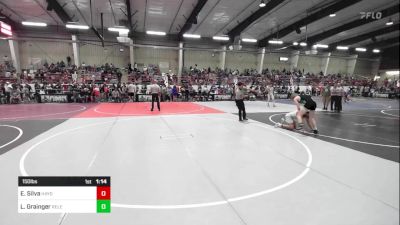 150 lbs Quarterfinal - Ethan Silva, Hayden vs Luke Grainger, Relentless Wrestling Club