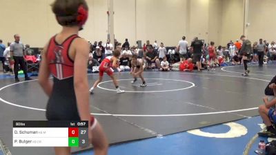 80 lbs Rr Rnd 3 - Dominic Schuman, K8 Mat Assassins Black vs Patrick Bulger, K8 Camp Reynolds