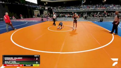 6A 132 lbs Cons. Round 2 - Ezequiel Valadez, Arlington Martin vs Bailey Earl, San Antonio Roosevelt