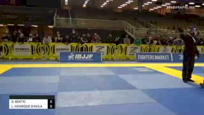 DINKO BEKTIC vs LEONARDO HENRIQUE D'AVILA 2020 World Master IBJJF Jiu-Jitsu Championship