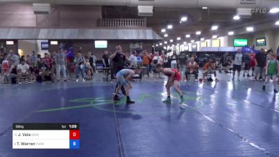 38 kg Cons 8 #2 - Joel Vela, Askeo International Mat Club vs Trenton Warren, Thorobred Wrestling Club