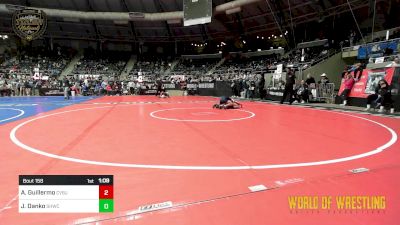 80 lbs Semifinal - Ausome Guillermo, CVBJJ vs James Danko, South Hills Wrestling Academy