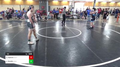 189 lbs Semifinal - Jayden Hamm, South Williamsport vs Jak Smith, Spencer