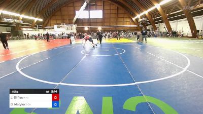 119 kg Quarterfinal - Jack Silfies, Wyoming Seminary vs Davis Motyka, X-calibur