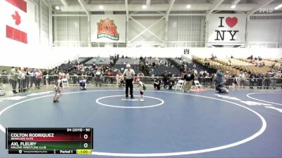 50 lbs Cons. Round 3 - Colton Rodriquez, Brawlers Elite vs Axl Fleury, Malone Wrestling Club