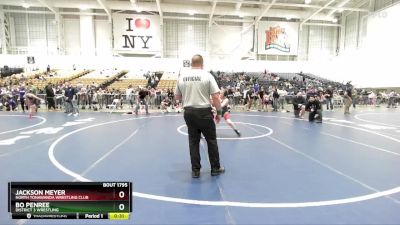 Semifinal - Bo Penree, District 3 Wrestling vs Jackson Meyer, North Tonawanda Wrestling Club