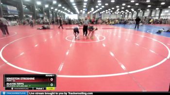110 lbs Rd# 4- 2:00pm Friday Final Pool - Kingston Stroshine, POWA vs Rustin Fipps, Oklahoma Outlaws Red
