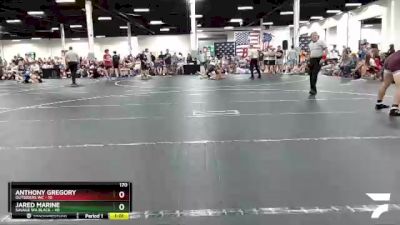 170 lbs Round 3 (4 Team) - Anthony Gregory, Outsiders WC vs Jared Marine, Savage WA Black