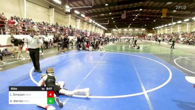 85 lbs Consolation - Jerek Martinez, Alamosa vs Henry Tagoai, SheepCamp WC