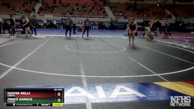 D1-215 lbs Cons. Round 2 - Prince Gainous, Tucson vs Hunter Wells, Liberty