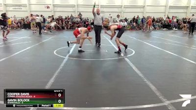 120 lbs Round 1 (8 Team) - Gavin Bolock, Barnesville vs Cooper Davis, Combat Athletics Black