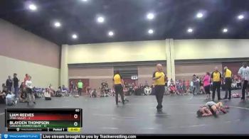 60 lbs Round 3 (6 Team) - Blayden Thompson, Carolina Hammer Squad vs Liam Reeves, Steel Valley