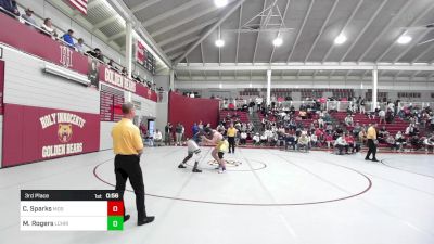 285 lbs 3rd Place - Carter Sparks, Mount De Sales vs Micah Rogers, Landmark Christian