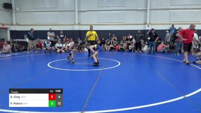 90 lbs Final - Ashton King, Patriots Wrestling Club vs Phoenix Peters, Dayton Bandits - Black