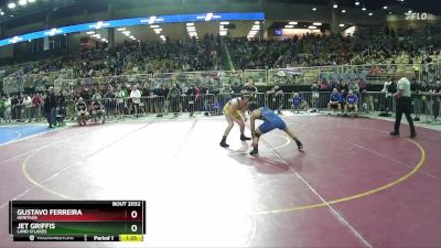 2A 126 lbs Champ. Round 1 - Jet Griffis, Land O`Lakes vs Gustavo Ferreira, Heritage