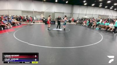 195 lbs Round 1 (8 Team) - Logan Heckert, Tennessee vs Colby LeJeune, Georgia Blue