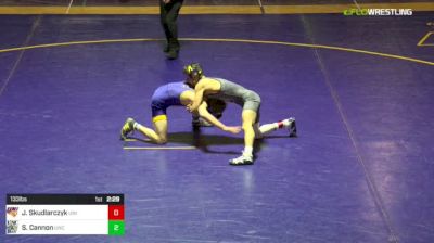 133 lbs Jack Skudlarczyk, UNI vs Sean Cannon, UNC