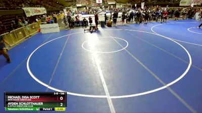 136 lbs Quarterfinal - Ayden Schlotthauer, G-Style Wrestling Club vs Michael Disa Scott, Iron House Wrestling