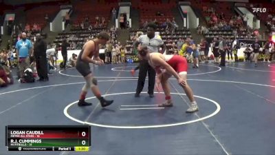 200 lbs Round 3 (4 Team) - Logan Caudill, Metro All Stars vs R.J. Cummings, MI Pitbulls