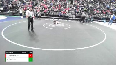 Quarterfinal - Tyler Vivanco, Corner Canyon vs Hadley Platt, Fremont