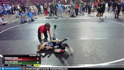 56 lbs 3rd Place Match - Messias Sena, Top Notch Wrestling Club vs Peyton Gizzi, Widefield Wrestling Club