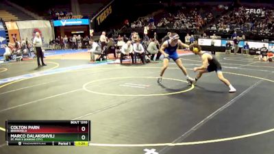 150 Class 1 lbs Semifinal - Colton Parn, Brookfield vs Marco Dalakishvili, St. Pius X (Kansas City)