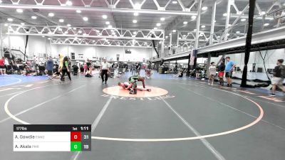 177 lbs Consi Of 4 - Andreas Gowdie, Empire Wrestling Academy Gold vs Abdul Akala, Pocono Mountain Regional Wrestling Academy