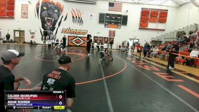 49 lbs Round 4 - Calder Skorupski, Cody Wrestling Club vs Ridge Rohrer, Powell Wrestling Club