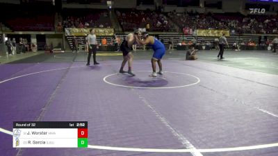 285 lbs Round Of 32 - Jeffrey Worster, Maine Maritime Academy vs Raul Garcia, San Jose State