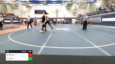 190 lbs Semifinal - Chris Hull, Springfield (Southeast) vs Keyshaun Harris, Springfield High School