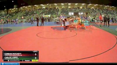 187 lbs Cons. Round 3 - Carlos Lopez, Cornerstone Mat Club vs Corban Patchett, FordDynastyWrestlingClub