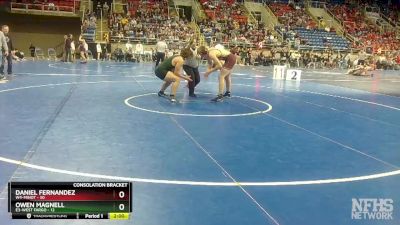 138 lbs Semis & 1st Wb (8 Team) - Daniel Fernandez, W4-Minot vs Owen Magnell, E3-West Fargo