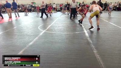 130 lbs Round 2 (6 Team) - Brock Finnerty, Revolution Elite vs Hunter Lawson, Ohio Gold 24K