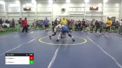 120-C lbs Quarterfinal - DeMarco Kates, OH vs Carter Price, WV