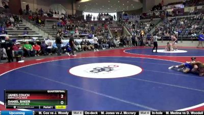 6A 106 lbs Quarterfinal - James Couch, North Little Rock vs Daniel Baker, Springdale Har-Ber