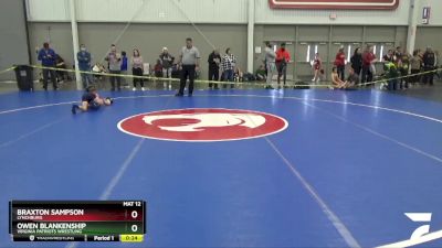 63 lbs Quarterfinal - Braxton Sampson, Lynchburg vs Owen Blankenship, Virginia Patriots Wrestling