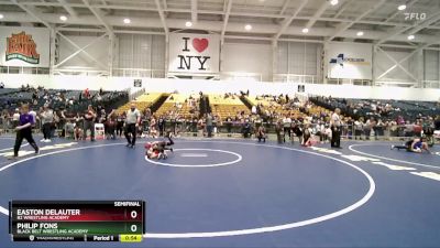 50 lbs Semifinal - Easton DeLauter, B2 Wrestling Academy vs Philip Fons, Black Belt Wrestling Academy