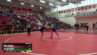 215 lbs Quarterfinal - Dylan Russo, Olentangy Liberty vs Will Adkins, Cincinnatti Moeller