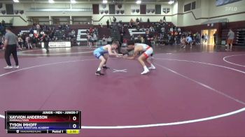 Junior-7 lbs Rr2 - Xayvion Anderson, Marshalltown vs Tyson Imhoff, Sarbacker Wrestling Academy