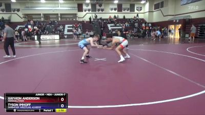 Junior-7 lbs Rr2 - Xayvion Anderson, Marshalltown vs Tyson Imhoff, Sarbacker Wrestling Academy