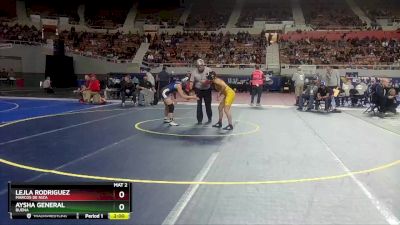 126 lbs Champ. Round 2 - Aysha General, Buena vs Lejla Rodriguez, Marcos De Niza