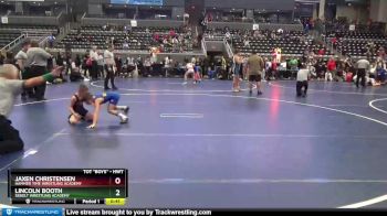 Cons. Round 3 - Lincoln Booth, Sebolt Wrestling Academy vs Jaxen Christensen, Hammer Time Wrestling Academy