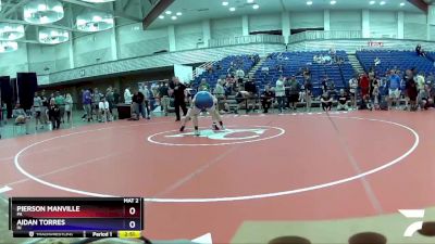 145 lbs Semifinal - Pierson Manville, PA vs Aidan Torres, IN