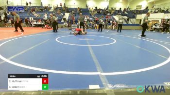 80 lbs Consolation - Carson Huffman, Fort Gibson Youth Wrestling vs Chance Baker, Morris Eagle Wrestling Club