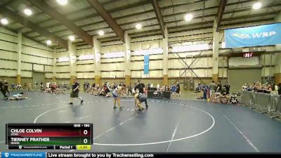 180 lbs Cons. Semi - Chloe Colvin, Utah vs Tierney Prather, Idaho