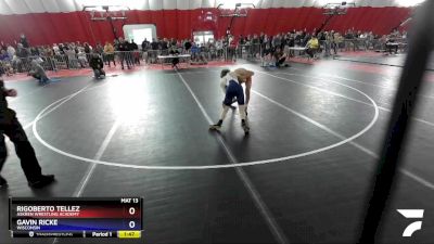 120 lbs Cons. Round 2 - Rigoberto Tellez, Askren Wrestling Academy vs Gavin Ricke, Wisconsin