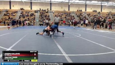 165 lbs Cons. Round 3 - Joseph Kallevig, MN-West CC vs Tristan Drier, UW-Eau Claire