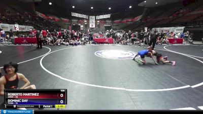 106 lbs Round 1 (16 Team) - Roberto Martinez, SAWA vs Dominic Day, TCWA