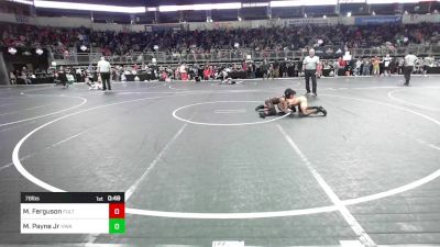 78 lbs Quarterfinal - Marley Ferguson, Fulton Hornets vs Manny Payne Jr, HURRICANE WRESTLING ACADEMY