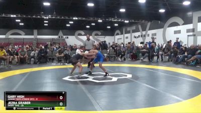 119 lbs Placement Matches (8 Team) - Gary High, Junior Terps Xtreme (MY) vs Jezra Graber, Short Time